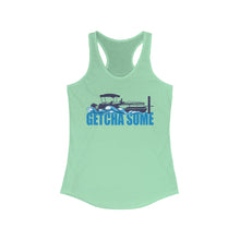 Load image into Gallery viewer, Getcha Some Pontoon Boat At The Dock Official CCC Funny Women&#39;s Racerback Tank
