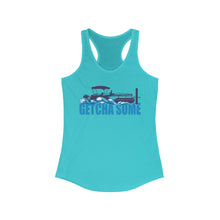 Load image into Gallery viewer, Getcha Some Pontoon Boat At The Dock Official CCC Funny Women&#39;s Racerback Tank
