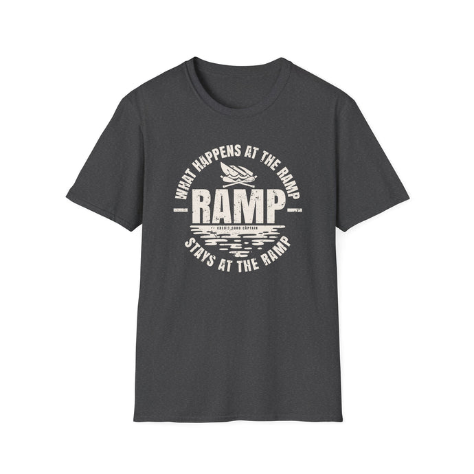 What Happens at the Ramp Stays at the Ramp Official CCC Funny Unisex Softstyle T-Shirt