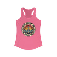 Load image into Gallery viewer, Sorry For What I Said While Docking the Boat Funny Credit Card Captain Women&#39;s Racerback Tank
