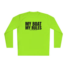 Load image into Gallery viewer, My Boat My Rules Official Credit Card Captain Funny Long Sleeve Tee
