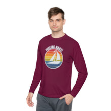 Load image into Gallery viewer, Feeling Nauti Sailboat Official Credit Card Captain Lightweight Long Sleeve Tee
