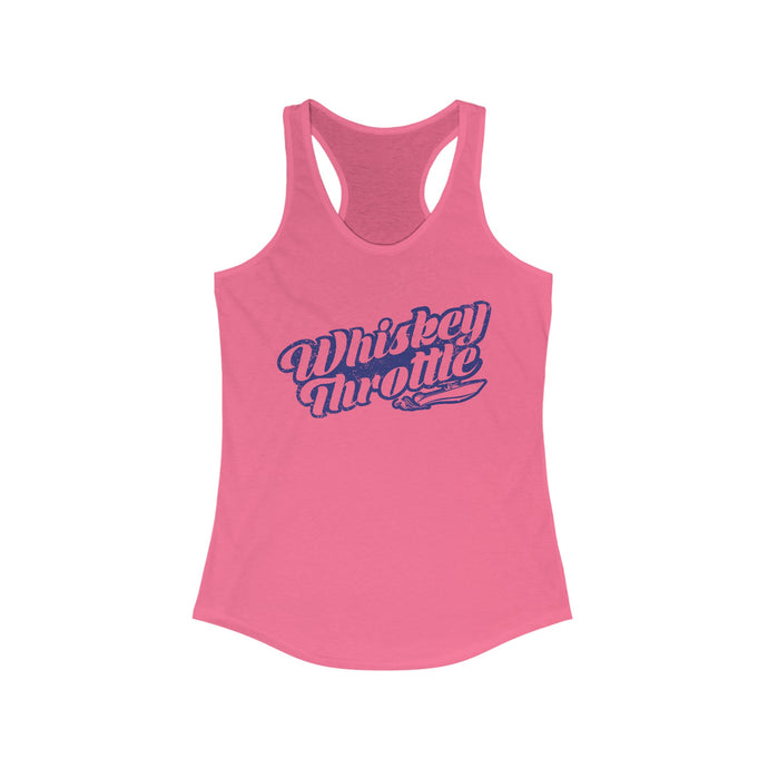 Whiskey Throttle T-Top Captain Official Credit Card Captain Funny Women's Racerback Tank