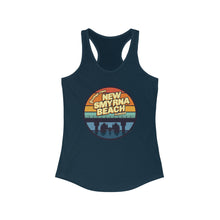 Load image into Gallery viewer, Greetings From New Smyrna Beach Credit Card Captain Women&#39;s Racerback Tank
