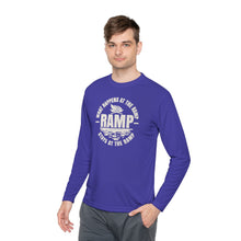 Load image into Gallery viewer, What Happens at the Ramp Stays at the Ramp Official CCC Funny Unisex Lightweight Long Sleeve Tee
