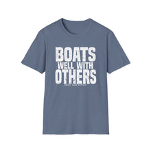 Load image into Gallery viewer, Boats Well With Others Official Credit Card Captain Softstyle T-Shirt
