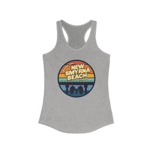 Load image into Gallery viewer, Greetings From New Smyrna Beach Credit Card Captain Women&#39;s Racerback Tank
