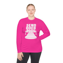 Load image into Gallery viewer, Send Dock Pics Funny Credit Card Captain Lightweight Long Sleeve Tee
