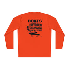 Load image into Gallery viewer, Boats Are Like Strippers Funny Official Credit Card Captain Long Sleeve Tee
