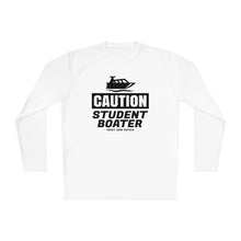 Load image into Gallery viewer, CAUTION! Student Boater! Official Credit Card Captain Funny Lightweight Long Sleeve Tee
