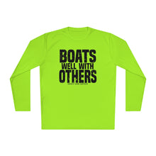 Load image into Gallery viewer, Boats Well With Others Official Credit Card Captain Lightweight Long Sleeve Tee
