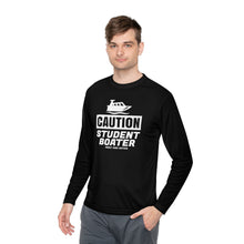 Load image into Gallery viewer, CAUTION! Student Boater! Official Credit Card Captain Funny Lightweight Long Sleeve Tee
