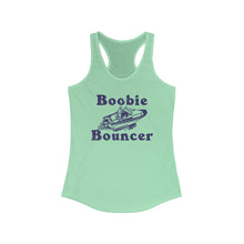 Load image into Gallery viewer, B00bie Bouncer Funny Official Credit Card Captain Women&#39;s Racerback Tank
