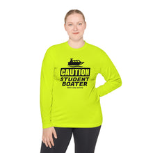 Load image into Gallery viewer, CAUTION! Student Boater! Official Credit Card Captain Funny Lightweight Long Sleeve Tee
