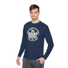 Load image into Gallery viewer, What Happens at the Ramp Stays at the Ramp Official CCC Funny Unisex Lightweight Long Sleeve Tee
