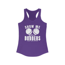 Load image into Gallery viewer, Show Me Your Bobbers Official Credit Card Captain Funny Women&#39;s Racerback Tank
