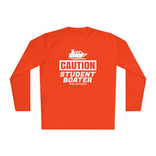 Load image into Gallery viewer, CAUTION! Student Boater! Official Credit Card Captain Funny Lightweight Long Sleeve Tee
