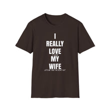 Load image into Gallery viewer, I really love my wife Funny Official Credit Card Captain- T-Top Design Softstyle T-Shirt
