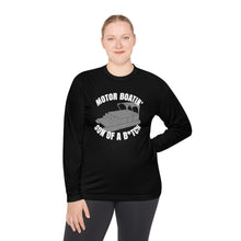 Load image into Gallery viewer, Motor Boatin&#39; Son of a B*tch Funny Credit Card Captain Long Sleeve Tee
