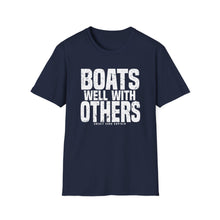 Load image into Gallery viewer, Boats Well With Others Official Credit Card Captain Softstyle T-Shirt
