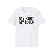 Load image into Gallery viewer, My Boat My Rules Official Credit Card Captain Funny Softstyle T-Shirt
