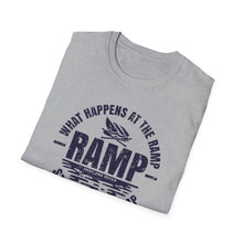 Load image into Gallery viewer, What Happens at the Ramp Stays at the Ramp Official CCC Funny Unisex Softstyle T-Shirt
