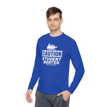 Load image into Gallery viewer, CAUTION! Student Boater! Official Credit Card Captain Funny Lightweight Long Sleeve Tee
