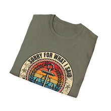 Load image into Gallery viewer, Sorry For What I Said While Docking the Boat Funny Official Credit Card Captain- T-Top Design Softstyle T-Shirt
