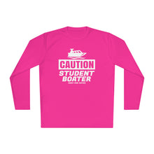 Load image into Gallery viewer, CAUTION! Student Boater! Official Credit Card Captain Funny Lightweight Long Sleeve Tee
