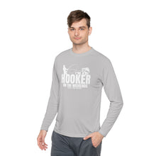 Load image into Gallery viewer, I&#39;m a Hooker on the Weekends Bass Design Funny Credit Card Captain Long Sleeve Tee
