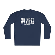 Load image into Gallery viewer, My Boat My Rules Official Credit Card Captain Funny Long Sleeve Tee
