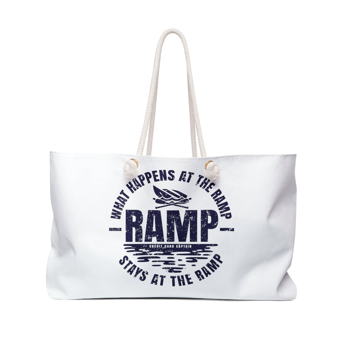 What Happens at the Ramp Stays at the Ramp Official CCC Funny Weekender Bag