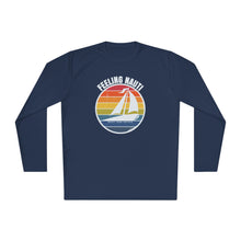 Load image into Gallery viewer, Feeling Nauti Sailboat Official Credit Card Captain Lightweight Long Sleeve Tee
