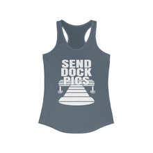 Load image into Gallery viewer, Send Dock Pics Funny Credit Card Captain Women&#39;s Racerback Tank
