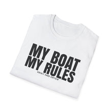 Load image into Gallery viewer, My Boat My Rules Official Credit Card Captain Funny Softstyle T-Shirt
