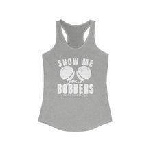 Load image into Gallery viewer, Show Me Your Bobbers Official Credit Card Captain Funny Women&#39;s Racerback Tank
