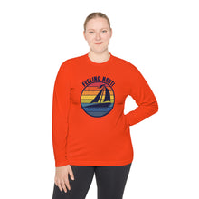 Load image into Gallery viewer, Feeling Nauti Sailboat Official Credit Card Captain Lightweight Long Sleeve Tee
