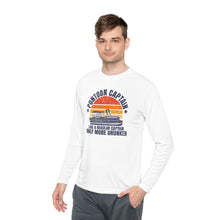 Load image into Gallery viewer, Pontoon Captain, Like a Regular Captain Only More Drunker Funny Credit Card Captain Lightweight Long Sleeve Tee
