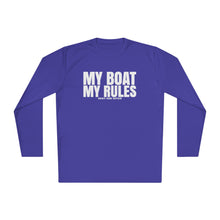 Load image into Gallery viewer, My Boat My Rules Official Credit Card Captain Funny Long Sleeve Tee
