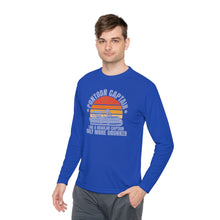 Load image into Gallery viewer, Pontoon Captain, Like a Regular Captain Only More Drunker Funny Credit Card Captain Lightweight Long Sleeve Tee
