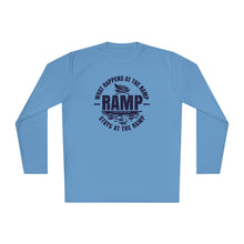 Load image into Gallery viewer, What Happens at the Ramp Stays at the Ramp Official CCC Funny Unisex Lightweight Long Sleeve Tee
