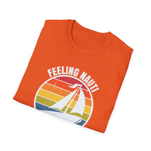 Load image into Gallery viewer, Feeling Nauti Sailboat Official Credit Card Captain Softstyle T-Shirt
