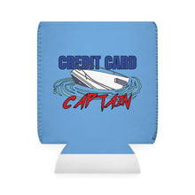 Load image into Gallery viewer, Credit Card Captain Can Cooler Sleeve | Funny Drink Holder, Boat Party Gear, Gag Gift, Summer BBQ Accessory, Outdoor Fun
