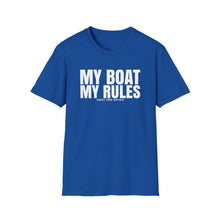 Load image into Gallery viewer, My Boat My Rules Official Credit Card Captain Funny Softstyle T-Shirt
