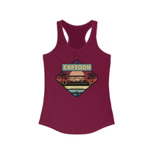 Load image into Gallery viewer, Captoon Official Credit Card Captain Women&#39;s Racerback Tank
