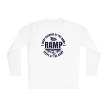 Load image into Gallery viewer, What Happens at the Ramp Stays at the Ramp Official CCC Funny Unisex Lightweight Long Sleeve Tee
