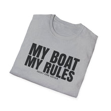 Load image into Gallery viewer, My Boat My Rules Official Credit Card Captain Funny Softstyle T-Shirt
