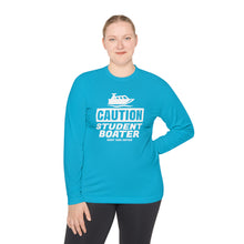 Load image into Gallery viewer, CAUTION! Student Boater! Official Credit Card Captain Funny Lightweight Long Sleeve Tee
