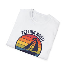 Load image into Gallery viewer, Feeling Nauti Sailboat Official Credit Card Captain Softstyle T-Shirt
