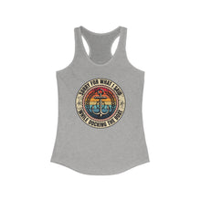 Load image into Gallery viewer, Sorry For What I Said While Docking the Boat Funny Credit Card Captain Women&#39;s Racerback Tank
